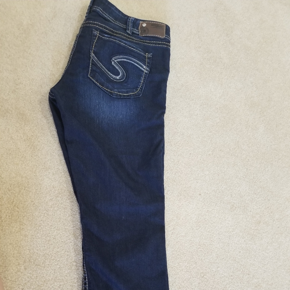 Silver suki capri W34